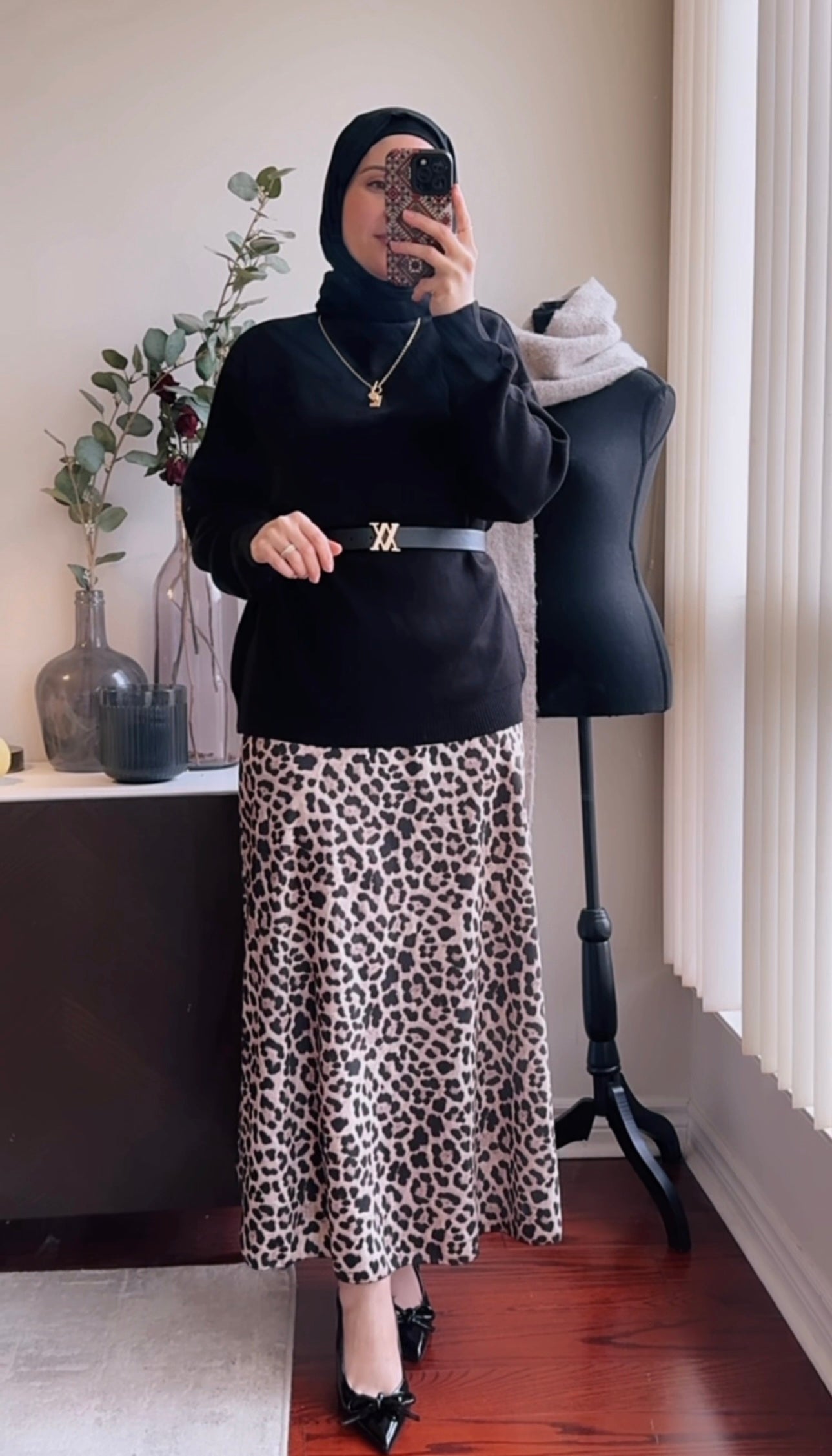 Leopard Skirt 2 Piece Takim  image 1