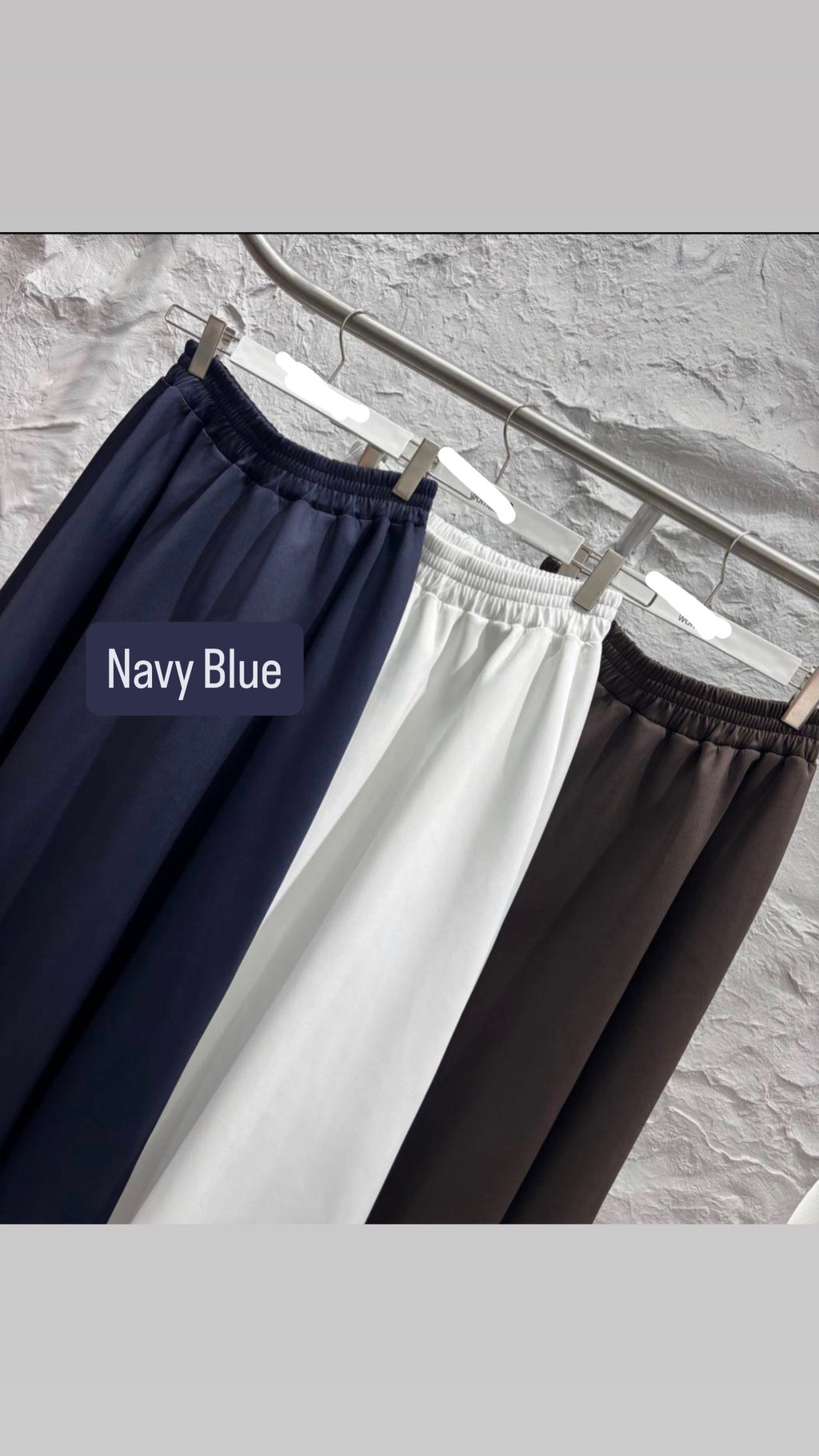 Scuba Maxi Skirt - Navy Blue