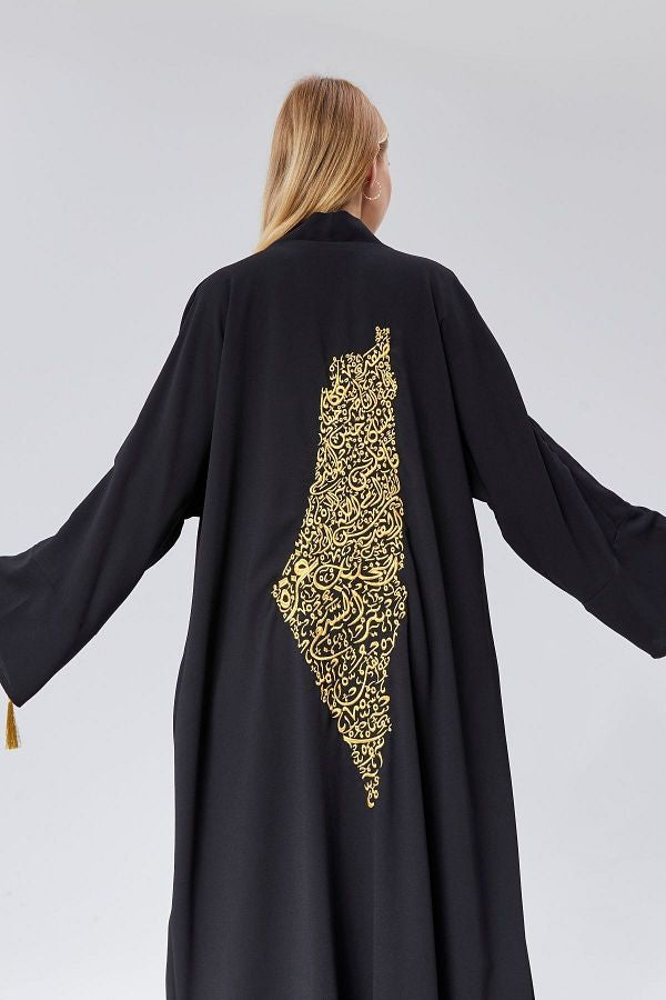 P A L E S T I N E   Embroidered Abaya image 1