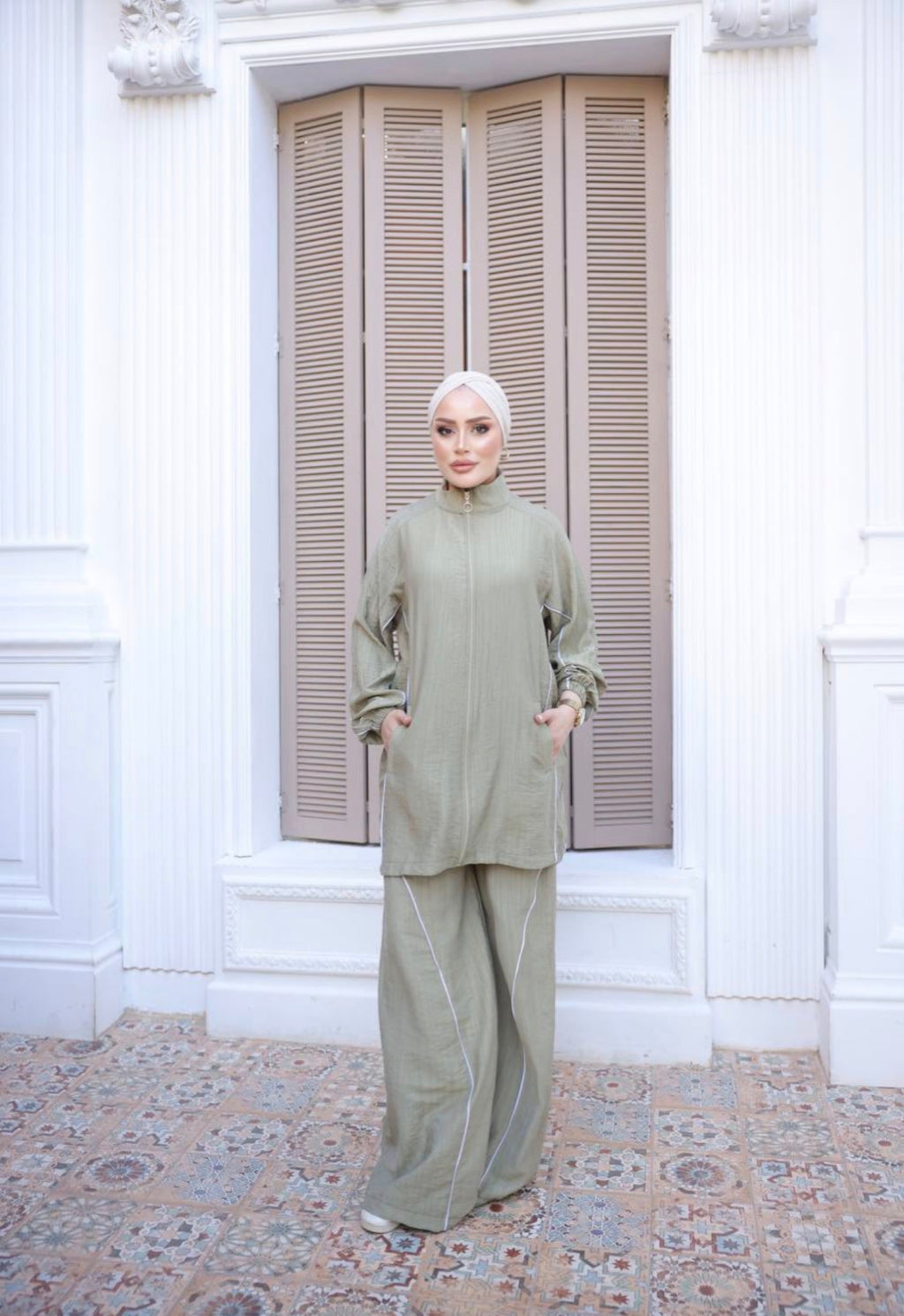 Light Green Lounge & Travel Co-ord Set