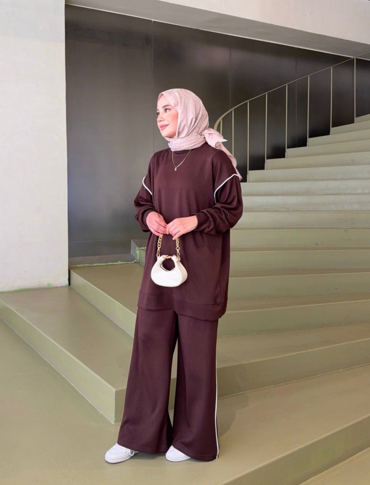 Oysho Sporty Tracksuit - Brown