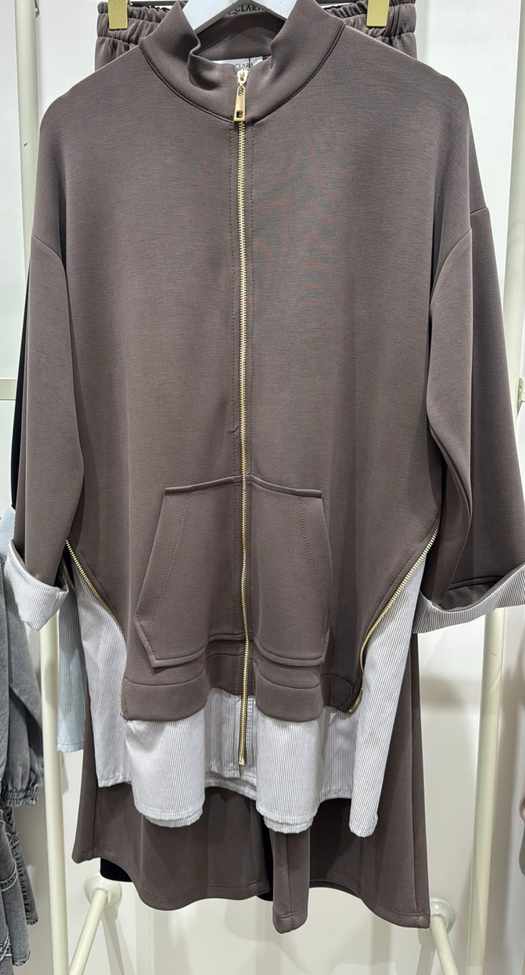 Two-Tone Modal Tracksuit Set