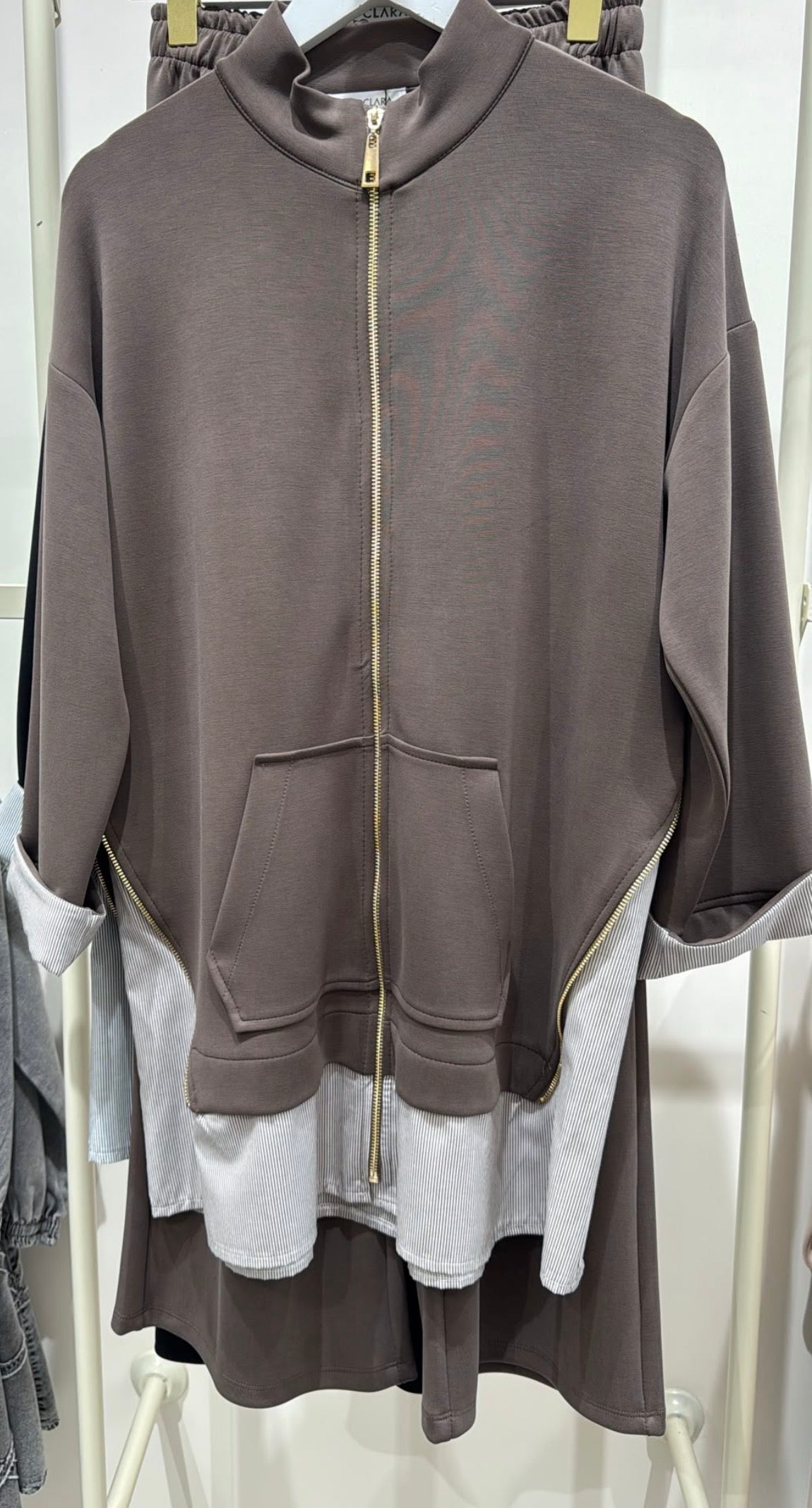 Two-Tone Modal Tracksuit Set