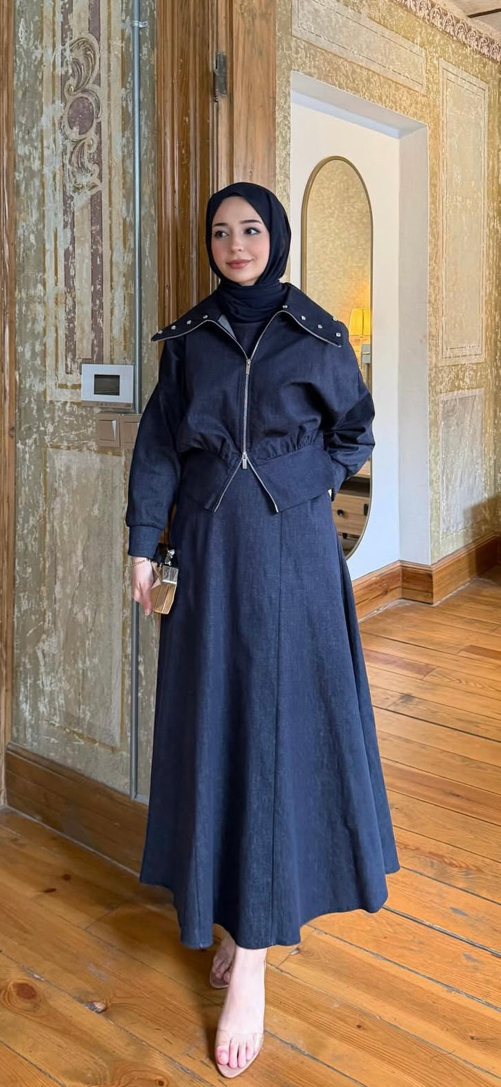 Layla Denim Dress Set image 2