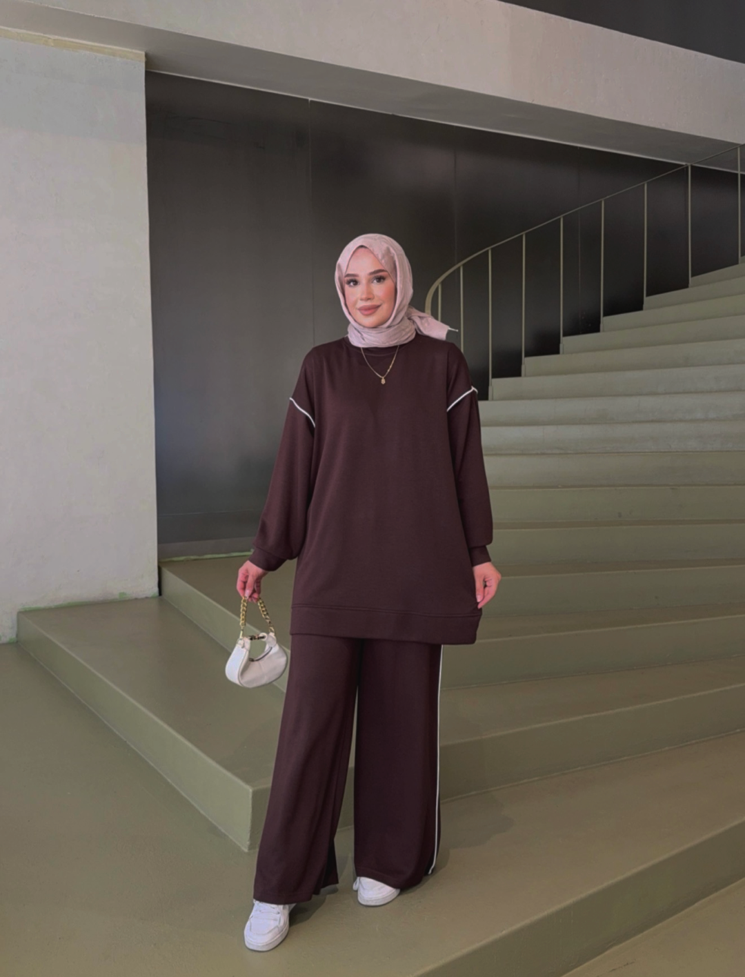 Oysho Sporty Tracksuit - Brown