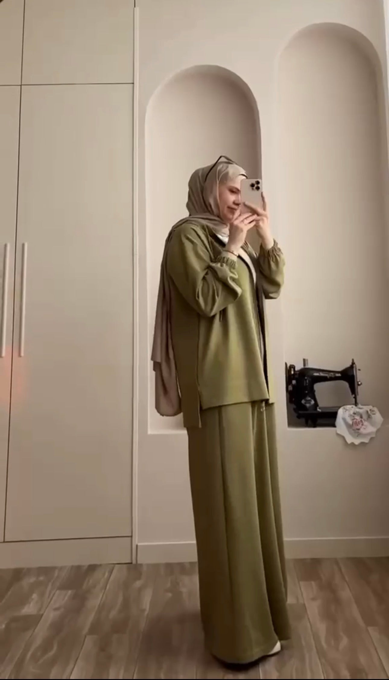 Basic Olive Green Hooded Co-Ord Set
