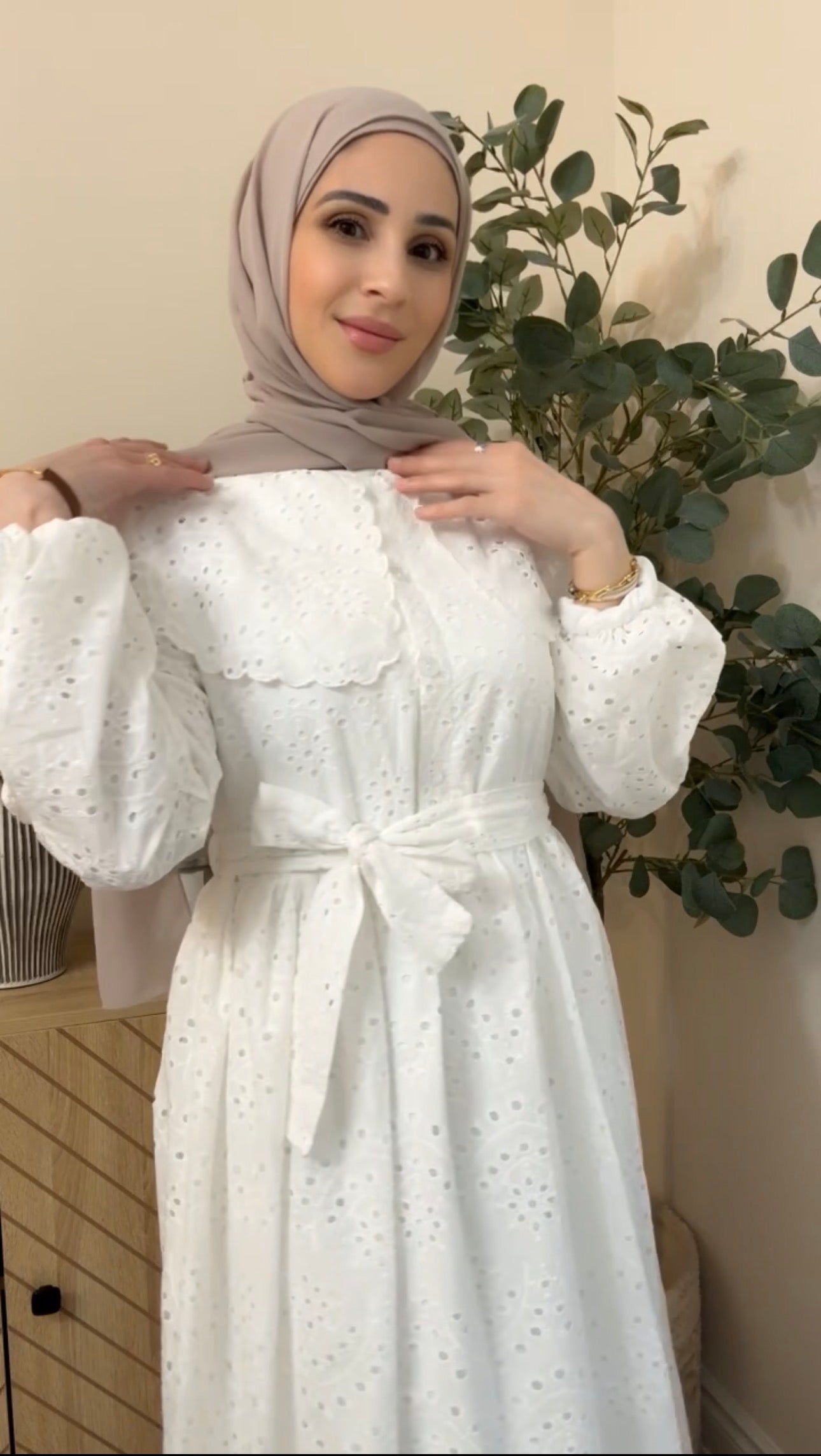 Yasmin Summer Dress - White