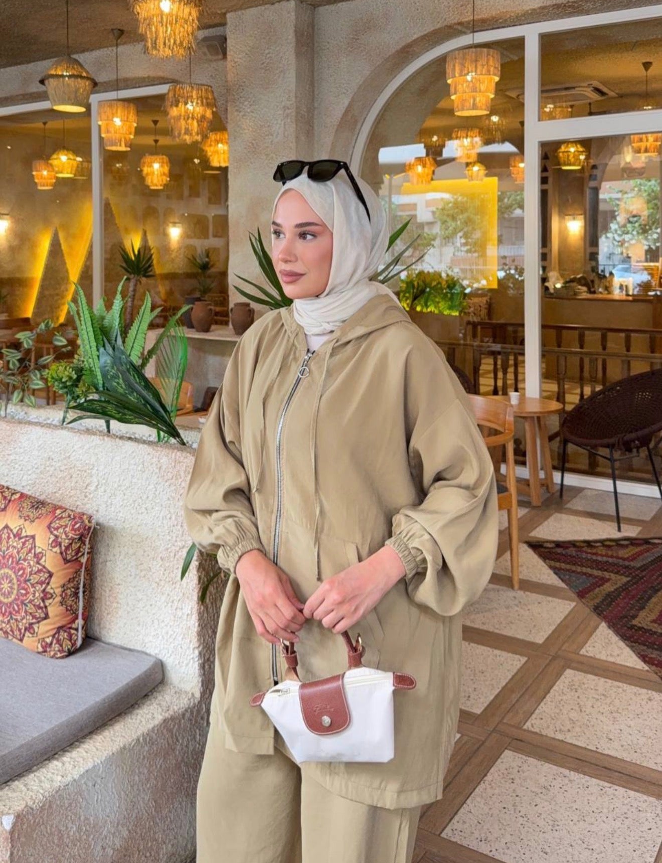 Casual Comfort Wide-Leg Set - Light Musturd