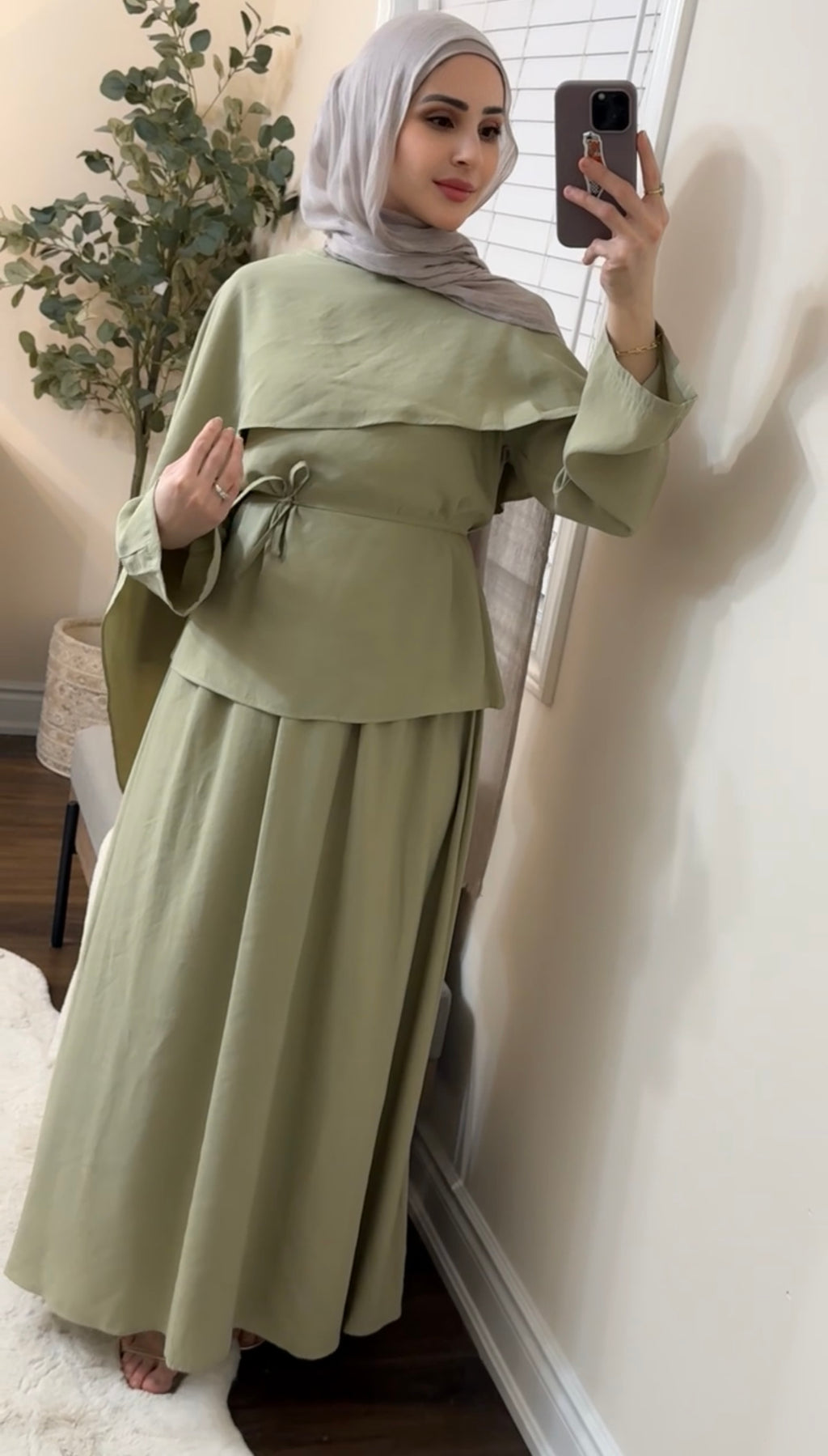 Alya Cape Skirt Set