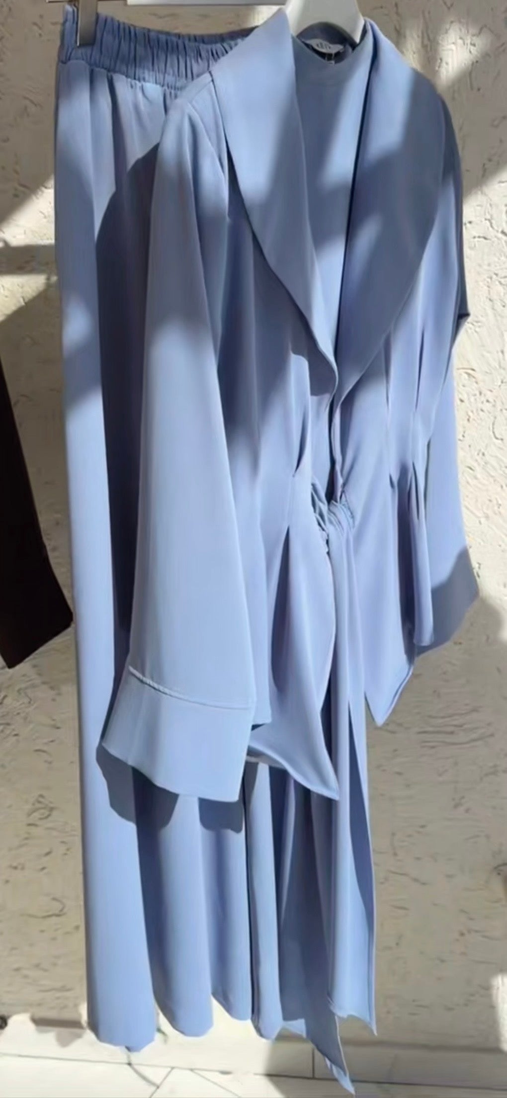 Safiya Tailored 3-Piece Set - Dusty Blue