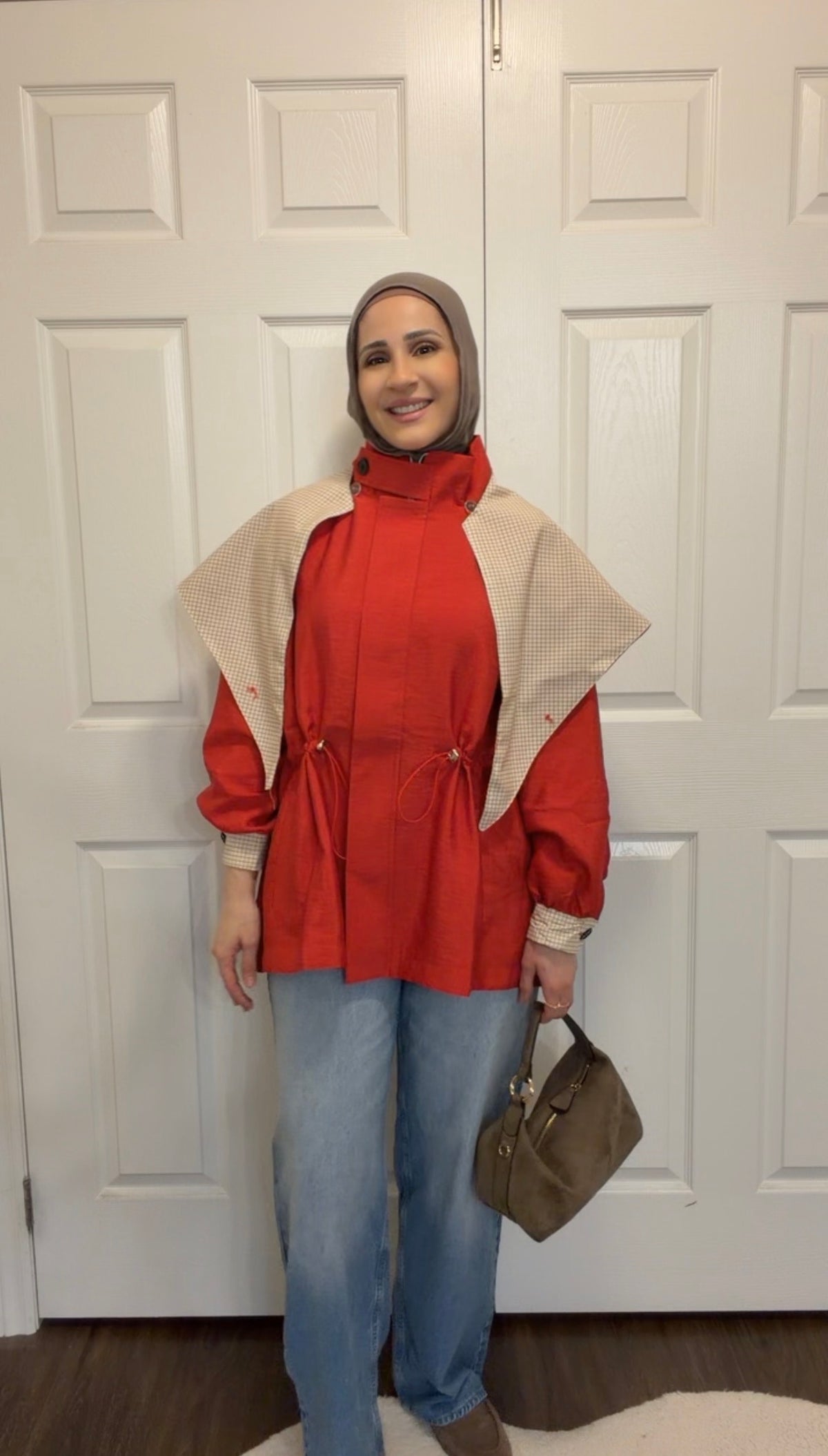 Cape Accent Red Jacket