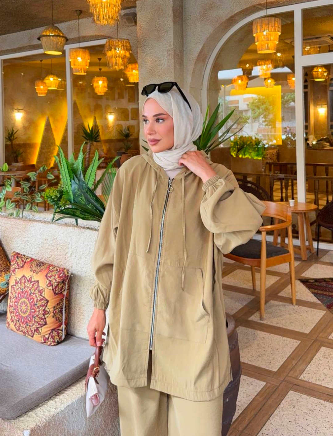 Casual Comfort Wide-Leg Set - Light Musturd