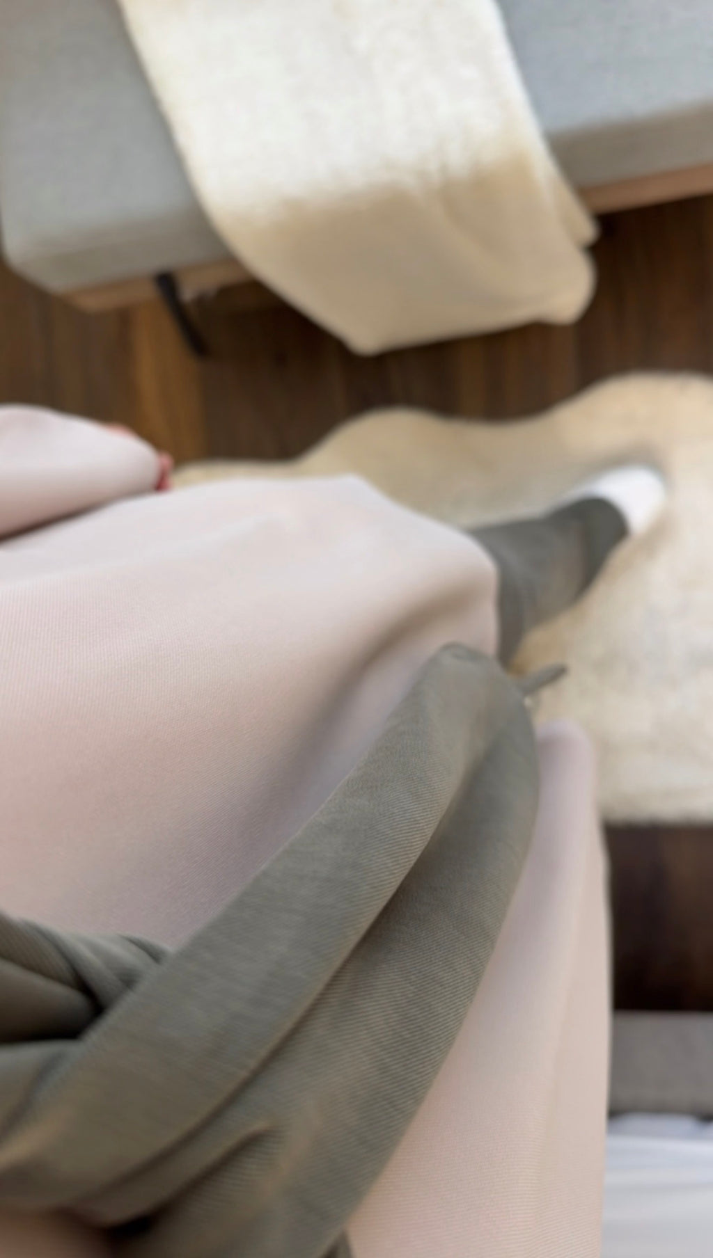 The Soft Touch Layered Loungewear Set - Olive Green