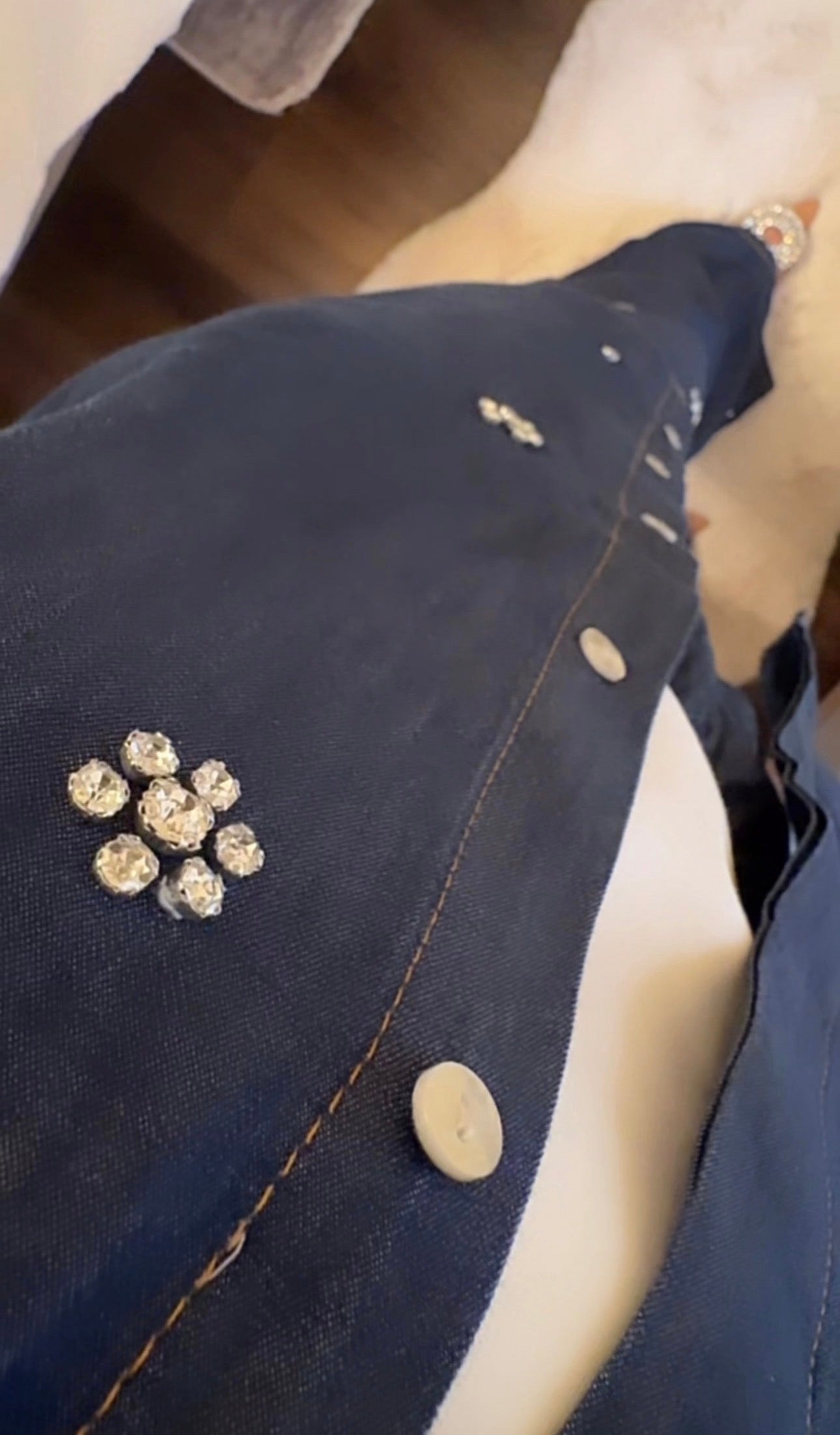 Tencel Bloom Ensemble - Dark Blue Denim