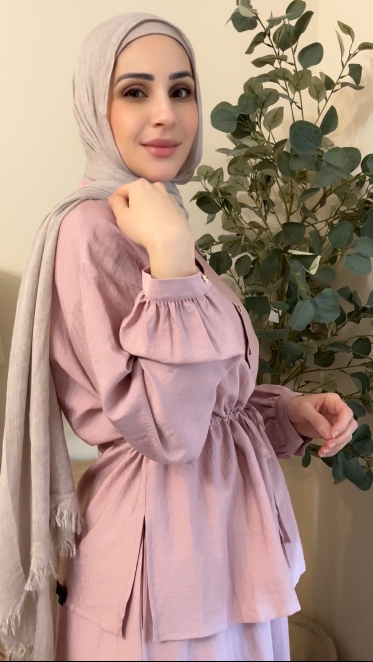 Rosé Glow Skirt Set