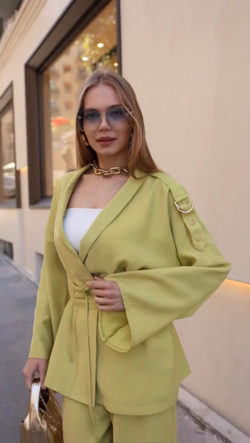 Zelda Lime 3-Piece Modest Set