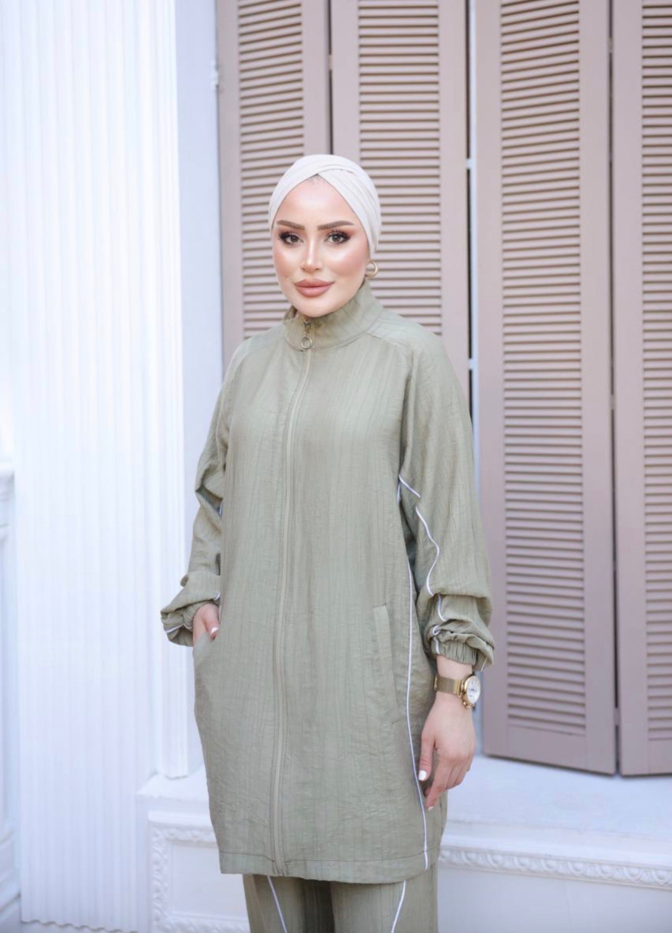 Light Green Lounge & Travel Co-ord Set
