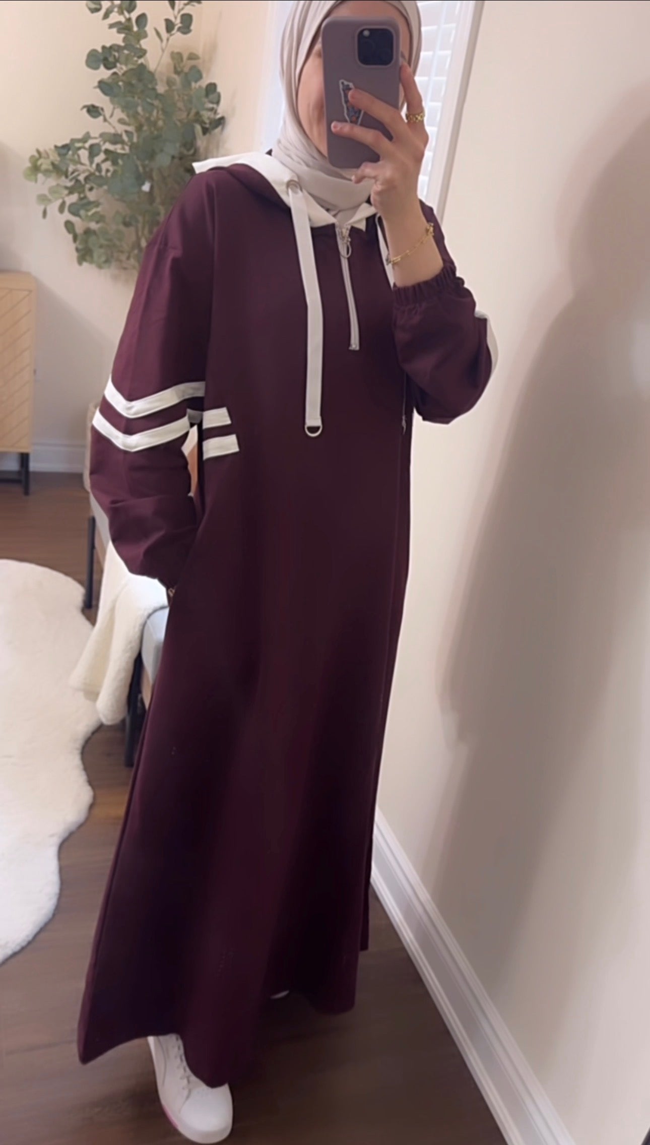The Sporty Hoodie Maxi Dress