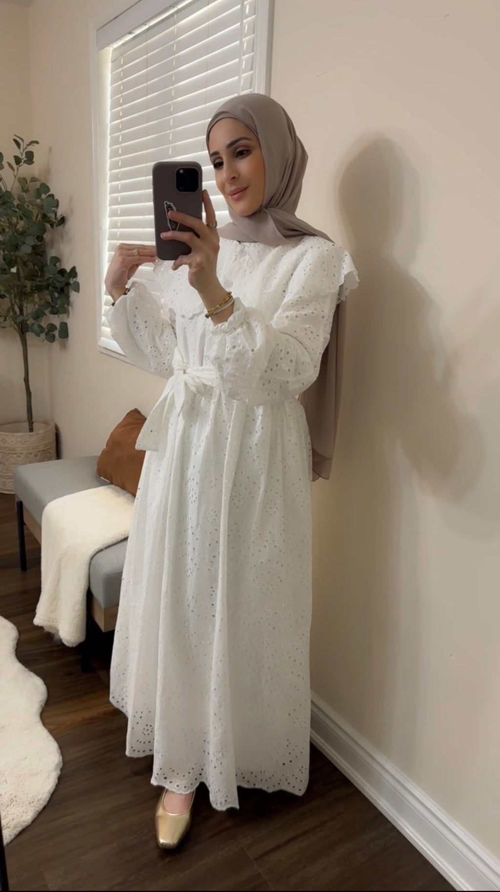 Yasmin Summer Dress - White