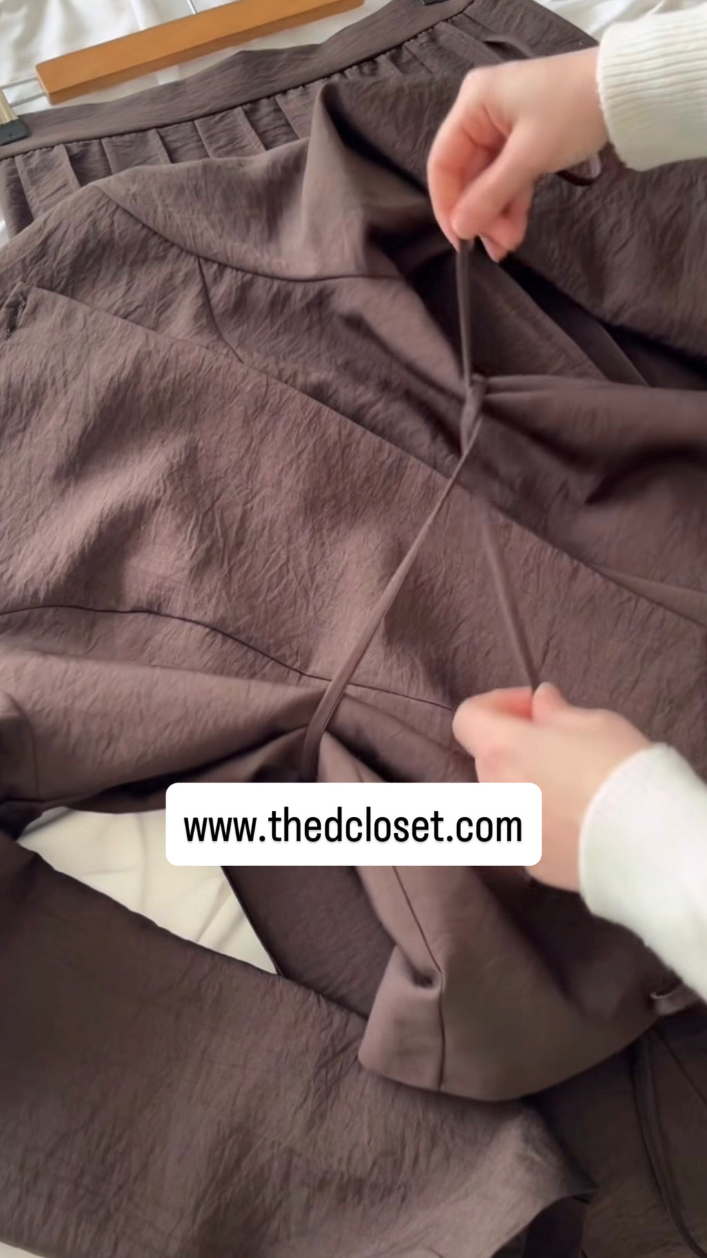 MITRA TWO-PIECE SKIRT SET - Brown