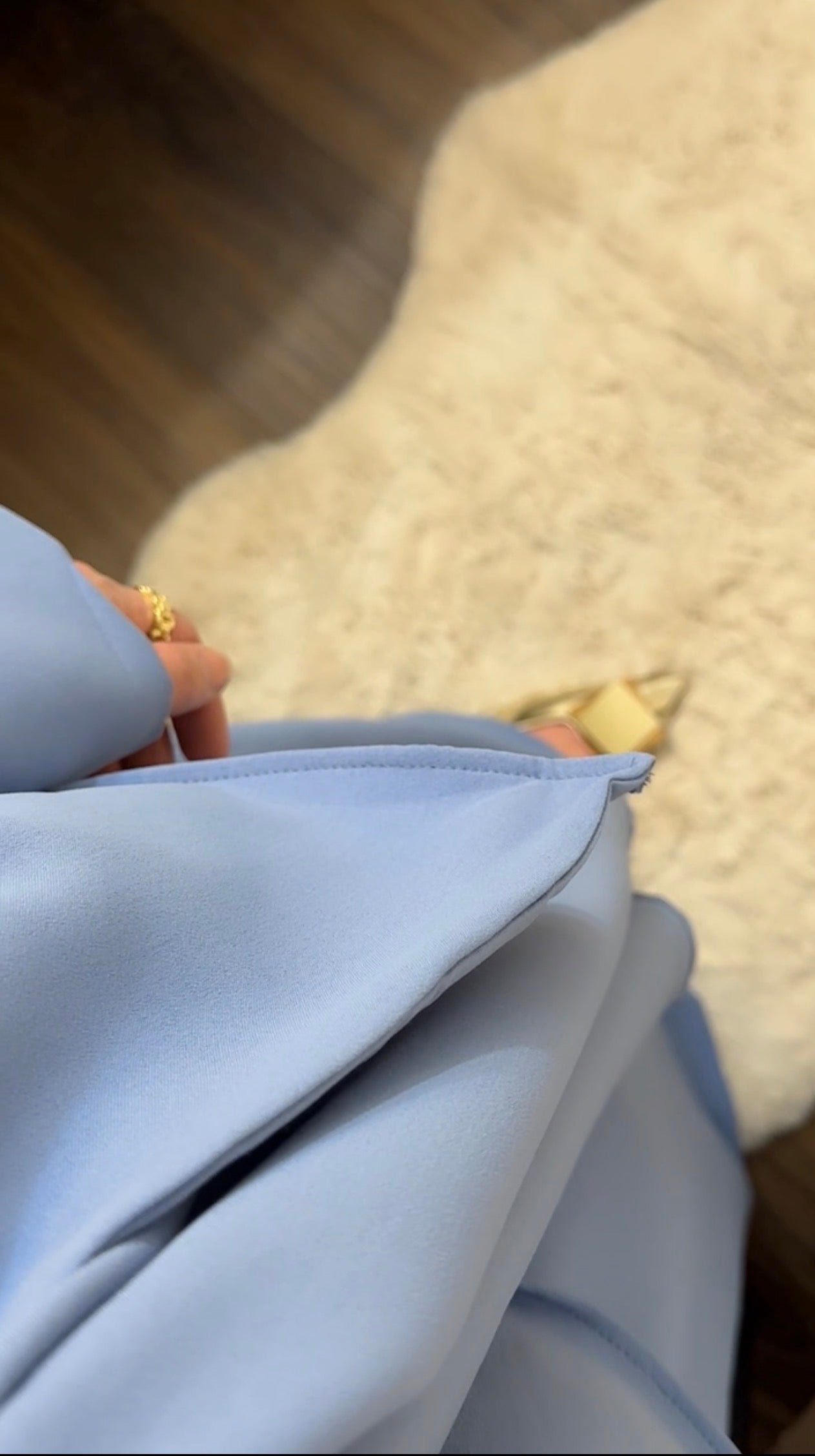 Safiya Tailored 3-Piece Set - Dusty Blue