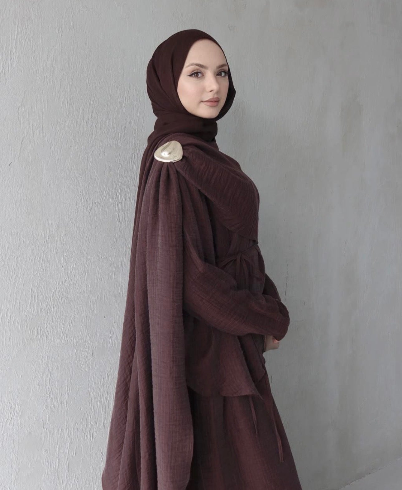 Espresso Cape Co-ord Set
