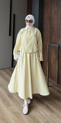 Sovera Crystal Oversized Set - Butter Yellow