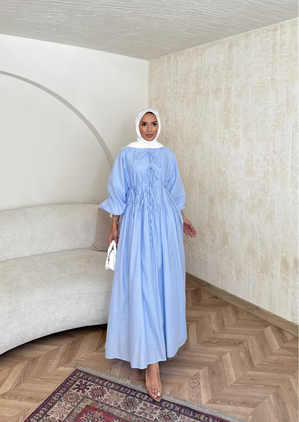 Nesma Maxi Dress 🌸 Baby Blue image 1