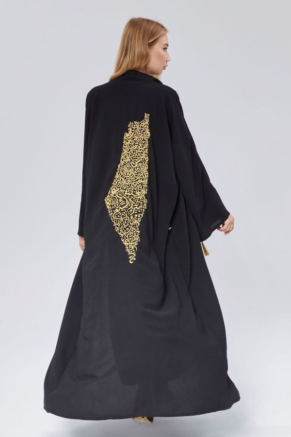 P A L E S T I N E   Embroidered Abaya image 4