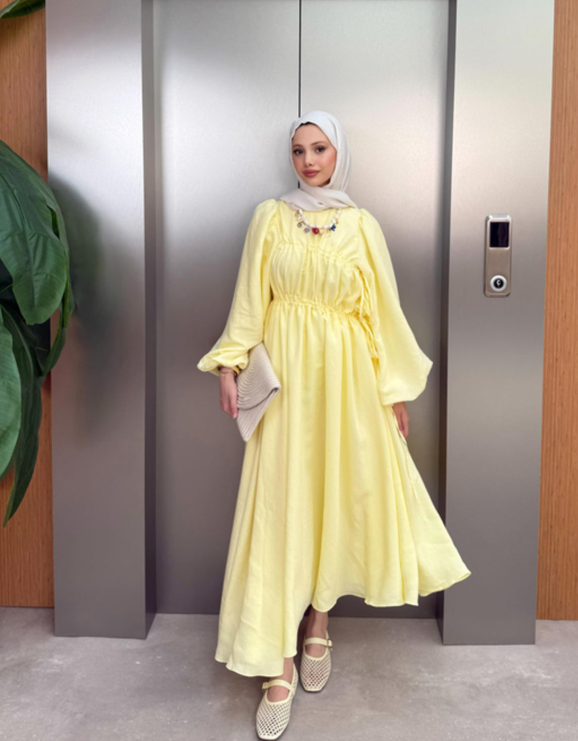 Sunlight Glow Asymmetric Dress - Medi - Maxi Style image 0