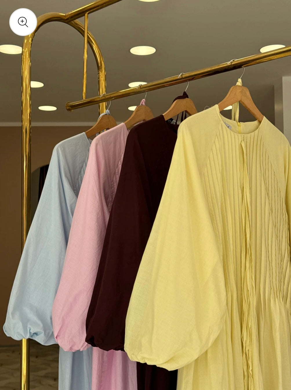 Rosé Linen Maxi Dress  image 9