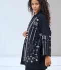 EMBROIDERED CARDIGAN SET - BLACK image 0