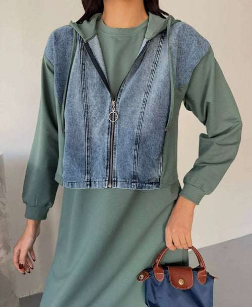 100% Cotton Summer Dress – Effortless Comfort & Style - Green image 1