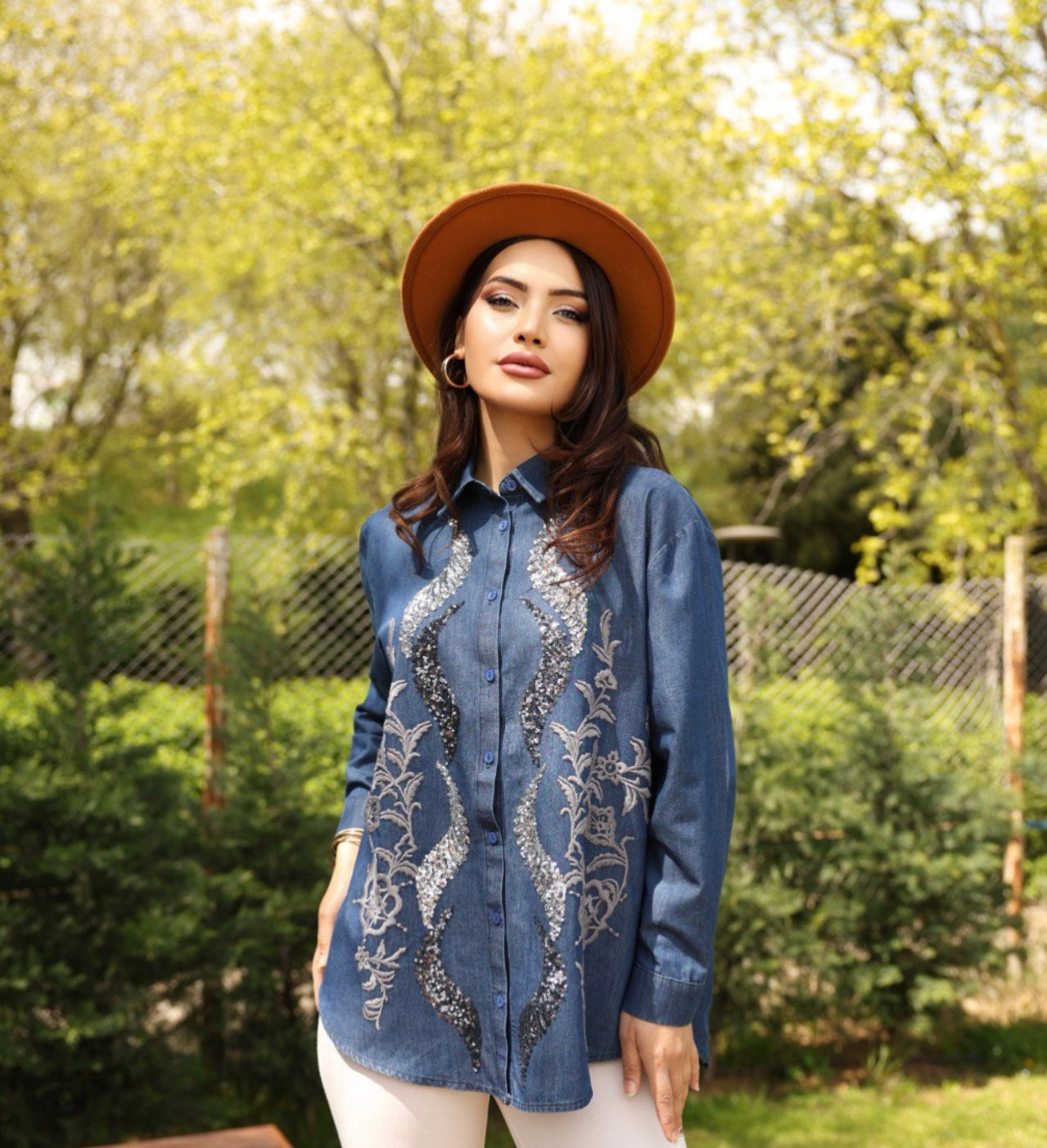 Dark Tencel Embroidered New Set image 4